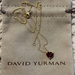 David Yurman heart pendant